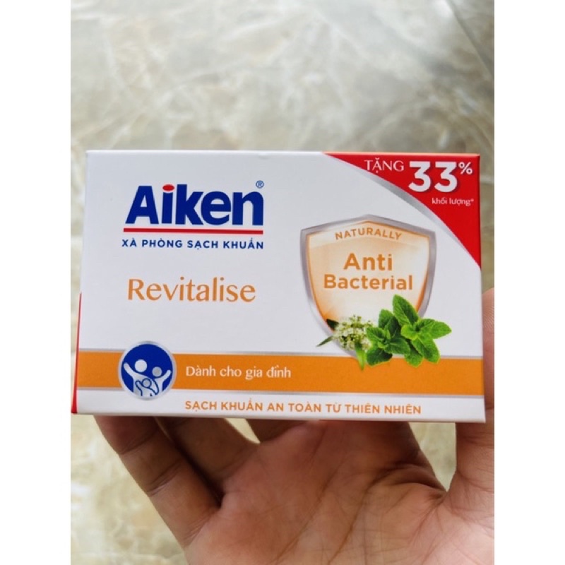 Xà phòng sạch khuẩn Aiken 120gr
