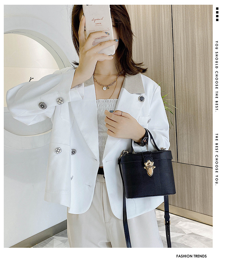 Túi Đeo Chéo Jasmin Noir Dáng Hộp Từ Da Pu Thời Trang Cho Nữ | BigBuy360 - bigbuy360.vn