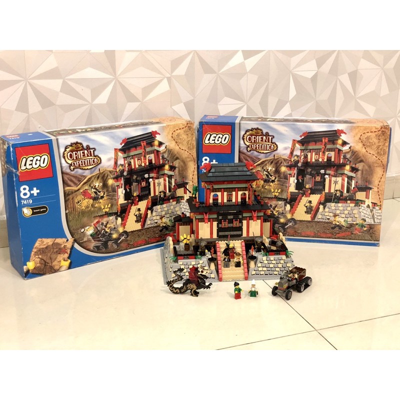 ĐỒ CHƠI XẾP HÌNH LEGO SYSTEM - Chủ đề Thám hiểm phương đông - 7419 - Lâu Đài thủ lĩnh rồng