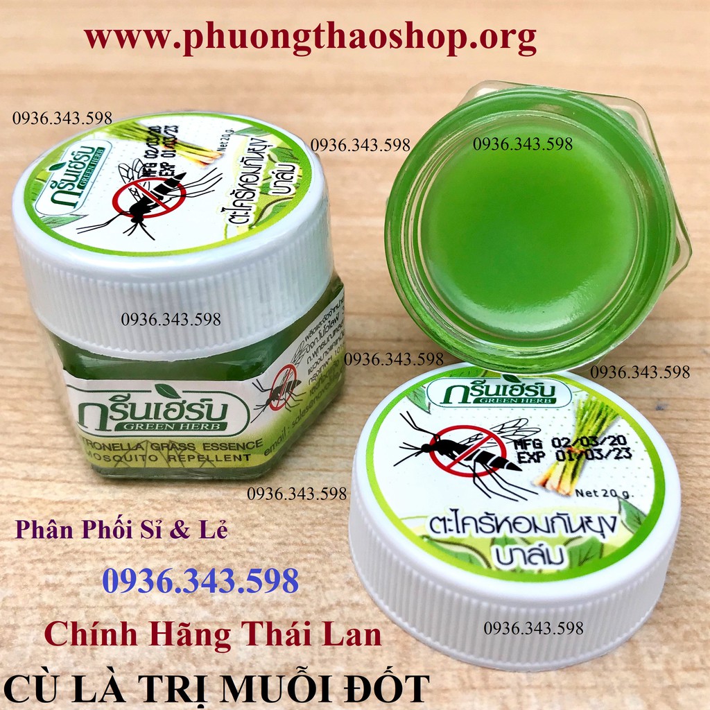 DẦU CÙ LÀ TRỊ MUỖI ĐỐT THÁI LAN 20 gr