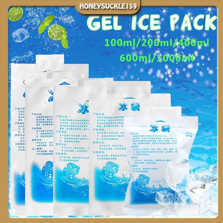 Túi Đá Khô Giữ Lạnh/Túi Đá Gel Bảo Quản Hàng Đông Lạnh Có Thể Tái Sử Dụng Dung Tích 1000ml