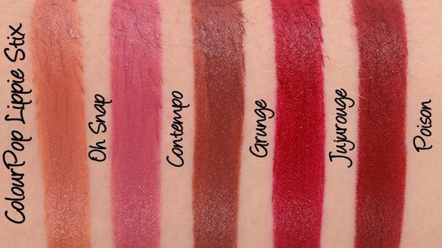 COLOURPOP son Lippie Stix Matte lipstick