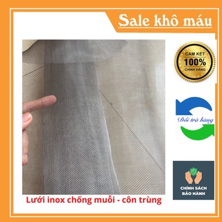Lưới inox 304 ,20 mesh chống muỗi, côn trùng