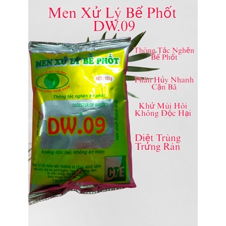 Men xử lý bể phốt - men vi sinh xử lý bể phốt - chống tắc nghẽn - khử mùi hôi dw.09