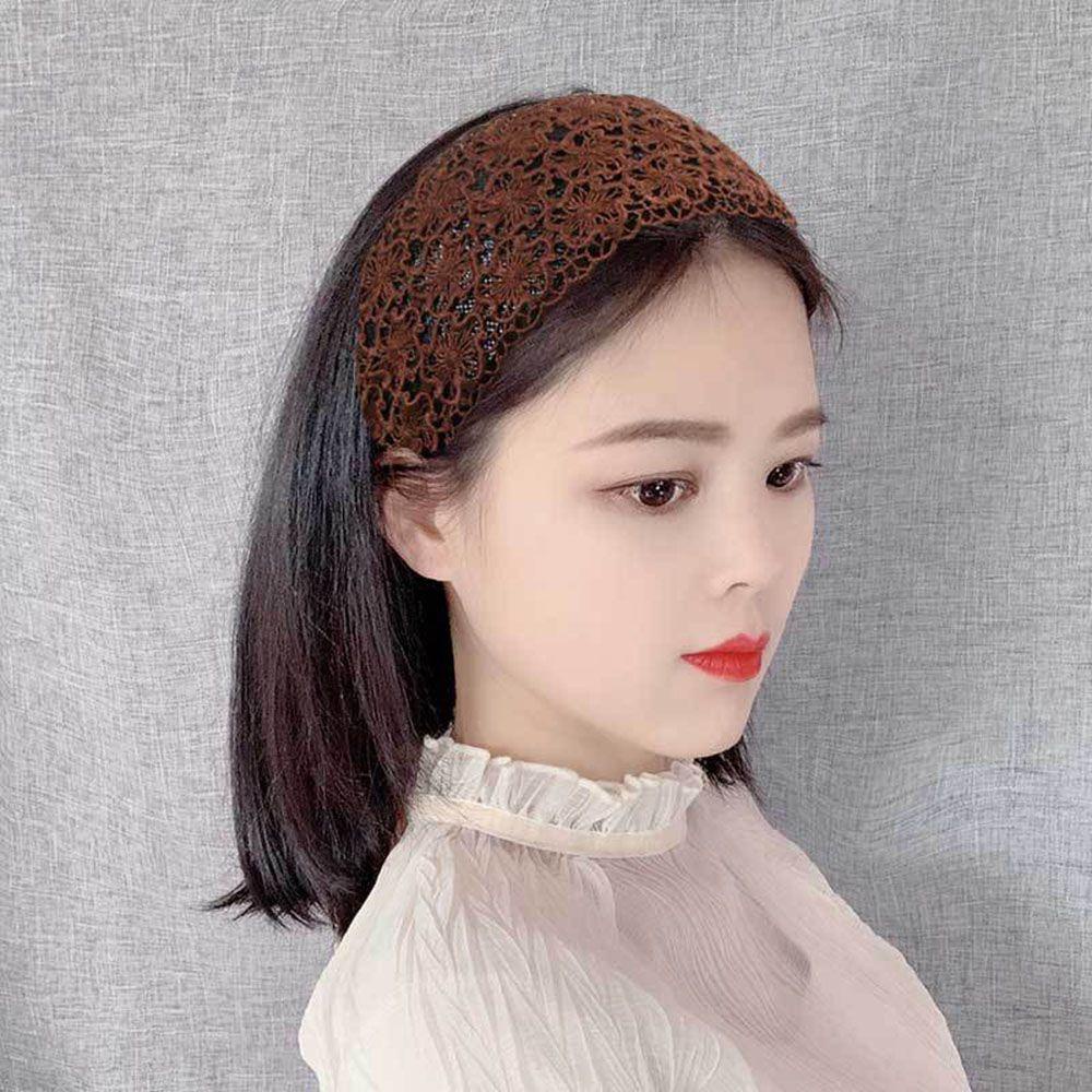 Cài Tóc Ren Hoa Bản To Thời Trang Cho Nữ