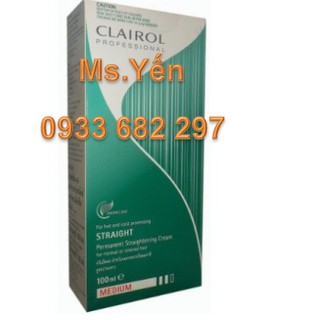 THUỐC DUỖI WELLA TRẮNG MẪU MỚI (CLAIROL XANH) STRAIGHTENING CREAM TUÝP 100ML.