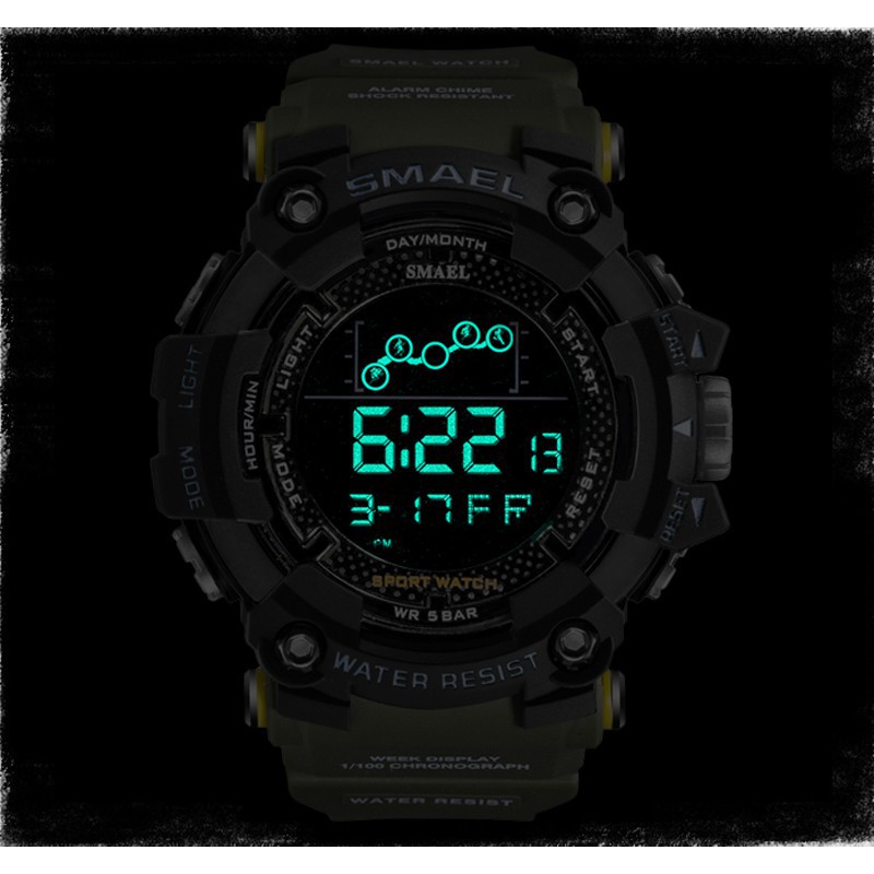 SMAEL Water-resistant Luminous Men's Sports Watch