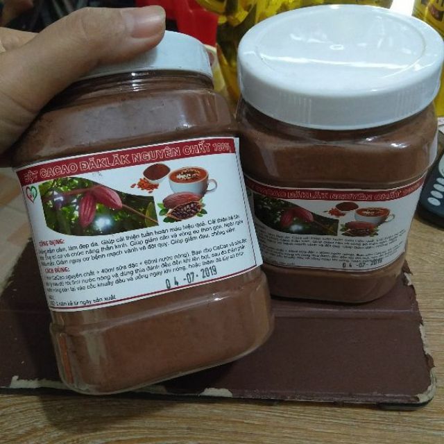 Bột cacao daklak nguyên chất 500gr
