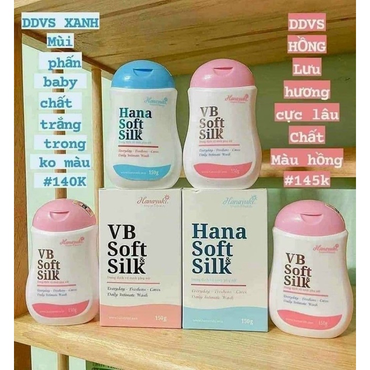 Dung Dịch Vệ Sinh Chính Hãng Dành Cho Nữ Và Nam Hana Soft Silk-VB Soft Silk
