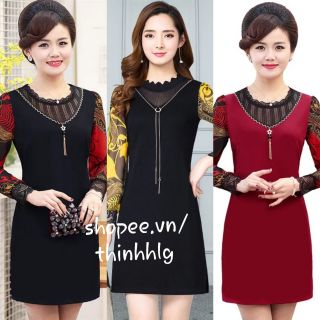 Đầm dự tiệc trung niên