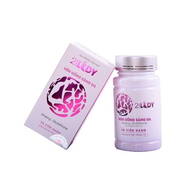 VIÊN UỐNG TRẮNG DA 2LADY MỜ NÁM,TÀN NHANG,NGĂN NGỪA LÃO HOÁ 30v/1 hộp | BigBuy360 - bigbuy360.vn