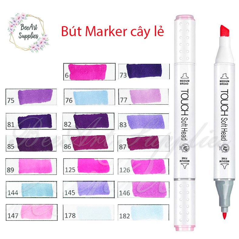 Bút Marker Cây lẻ - Touch Soft - Gam Tím ( 10k/ cây ) - Page 8