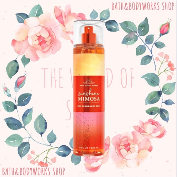 Xịt thơm toàn thân BATH&BODYWORKS Sunshine Mimosa