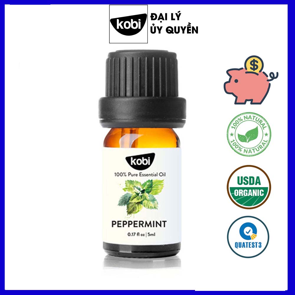 Tinh dầu bạc hà kobi peppermint essential oil - 5ml