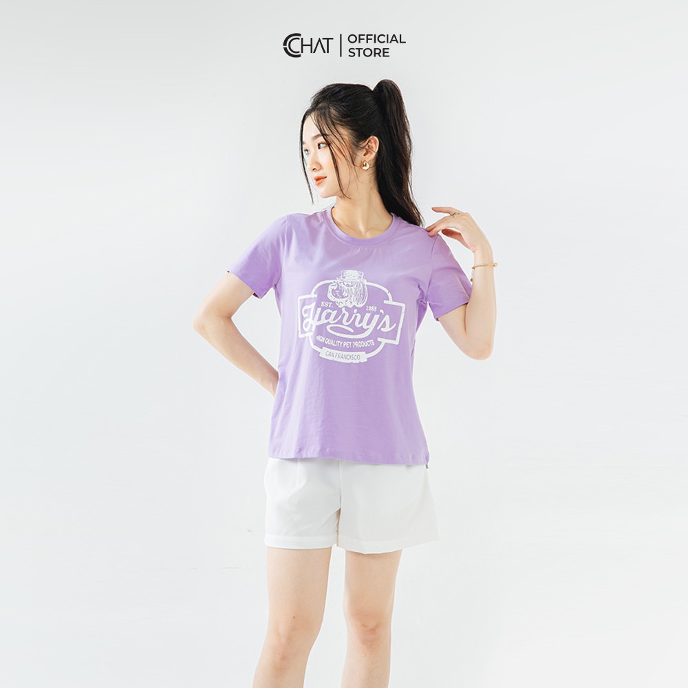 Áo thun nữ T-shirt in Harry CCHAT