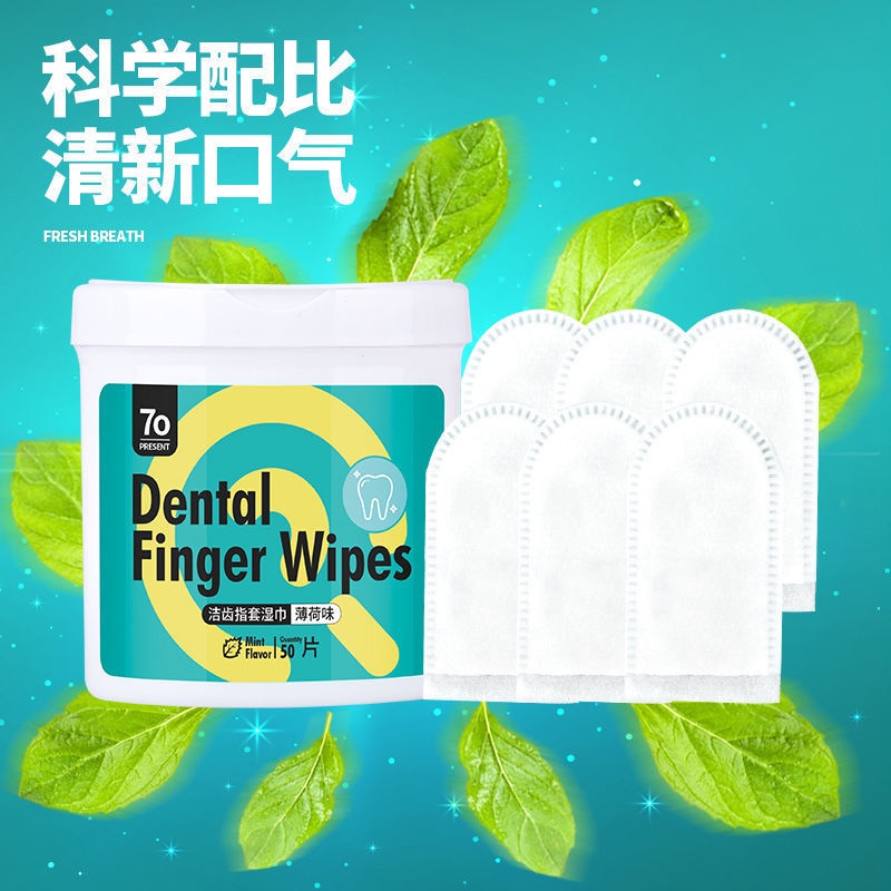 Khăn Lau Răng Cho Chó Mèo Chiết Xuất Bạc Hà - Laila Petshop