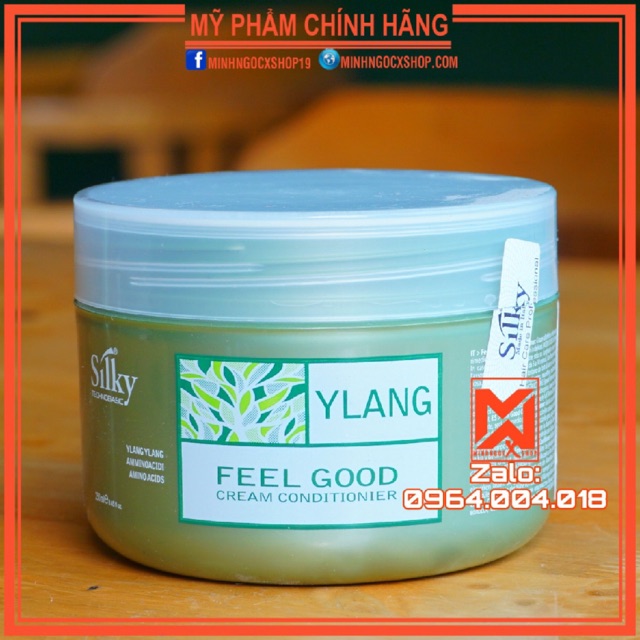 Ủ tóc - kem ủ thảo dược SILKY YLANG FEEL GOOD 250ml chính hãng