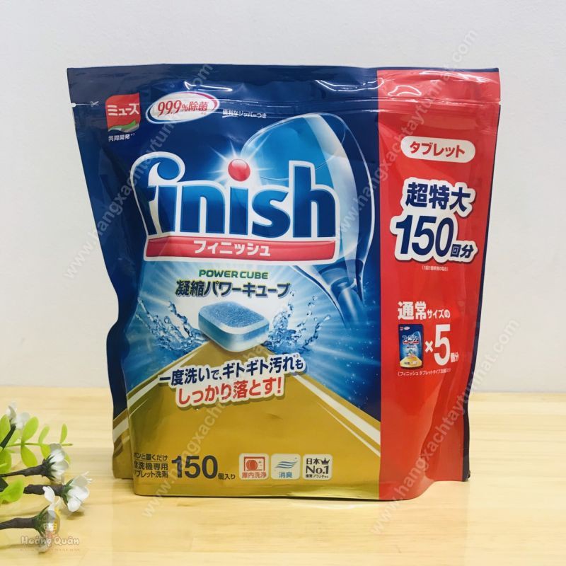 Viên Rửa Bát FINISH Muse Nhật Bản 150 viên