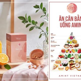 Bột đậu tăng cân A'mint ( quà tặng + thực đơn hỗ trợ  tăng cân )