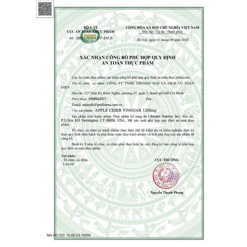 Viên uống giấm táo Apple Cider 1200mg 2400mg - Giúp giảm cân, đẹp da, detox cơ thể