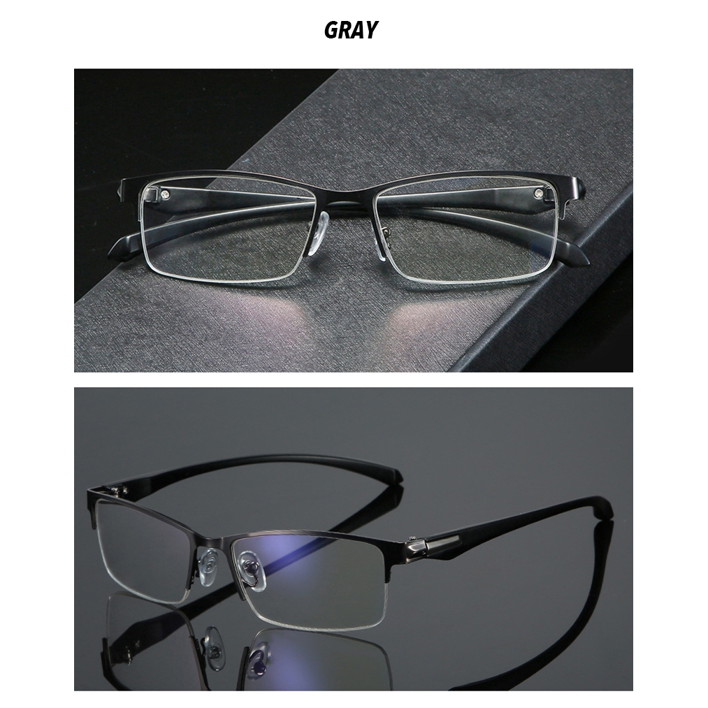 Kính Mắt Chống Ánh Sáng Xanh Gọng Chữ Nhật Cho Nam