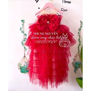  Váy CC Phượng Hoàng Đầm Công Chúa Cho Bé Gái Cao Cấp tặng Kèm Cài Đầu Cute