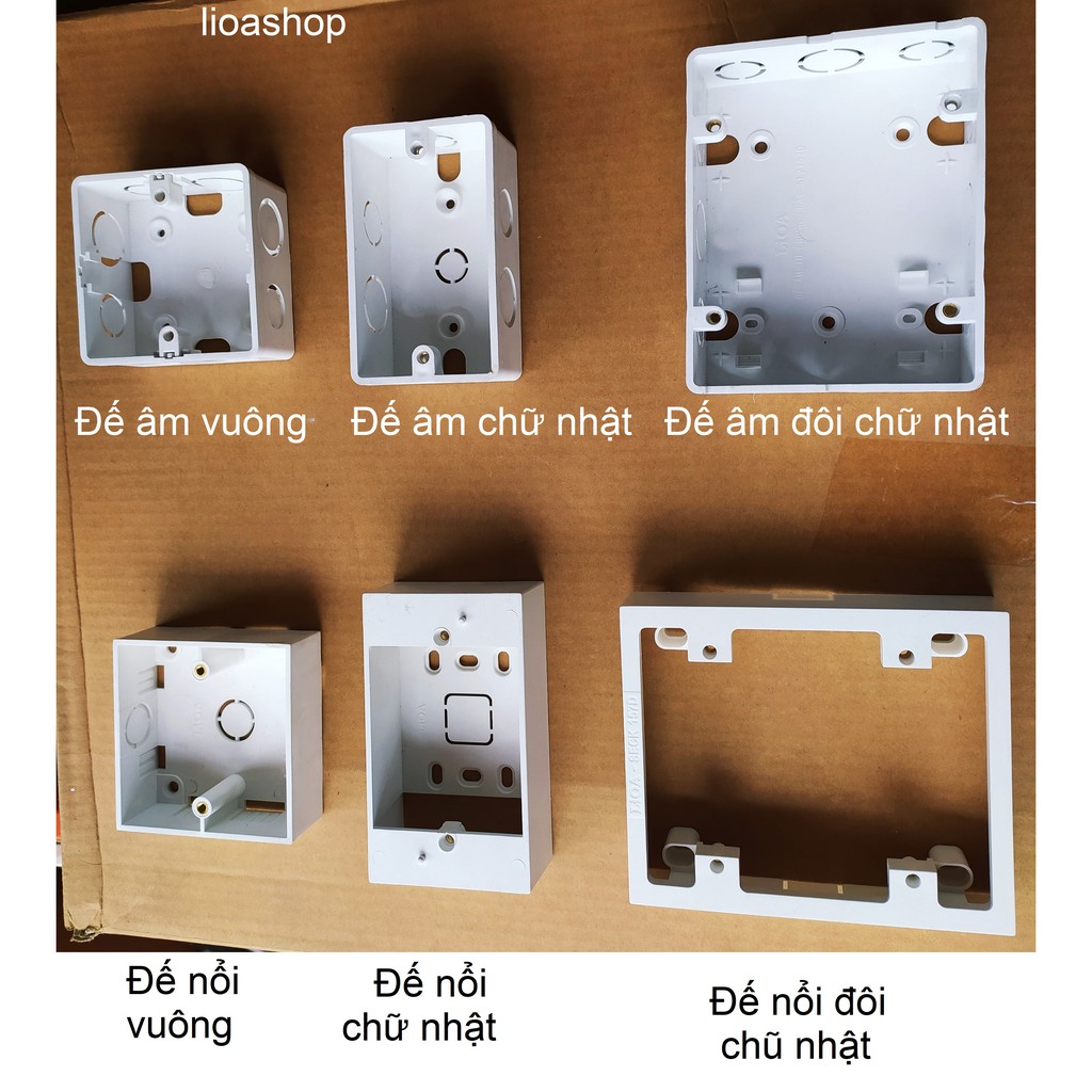 ĐẾ ÂM VÀ ĐẾ NỔI ĐƠN CHỮ NHẬT LIOA.