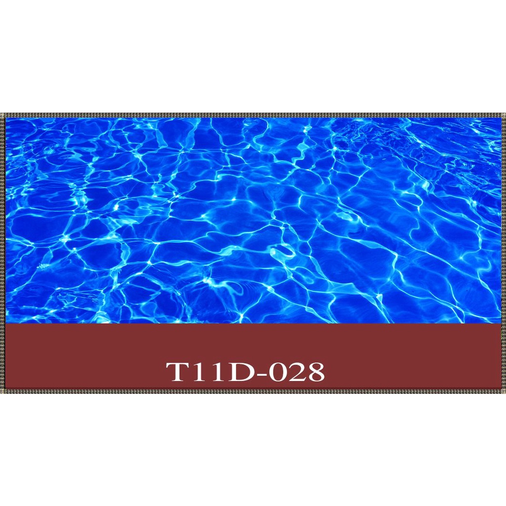 Tranh 3D dán bể cá , có keo sẵn - tặng bộ phụ kiện dán , đầy đủ kích thước đáy vân nước