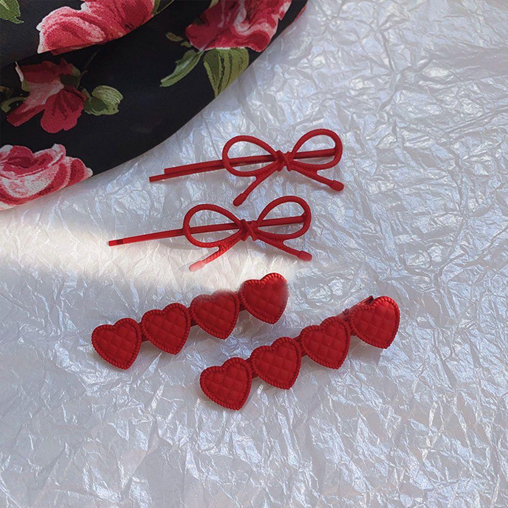 Kẹp Tóc Hình Trái Tim Nhỏ Dễ Thương Cho Nữ