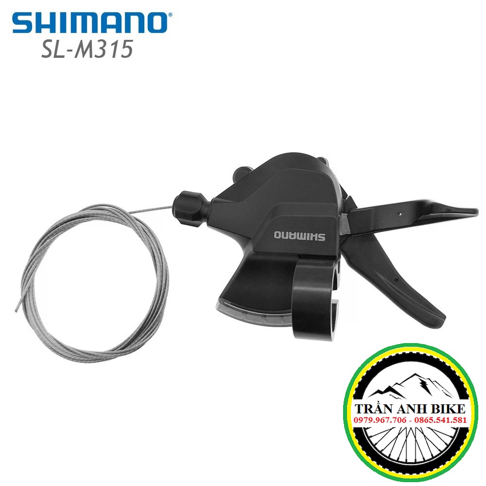 Tay đề bấm xả xe đạp SHIMANO SL M315 3x7S / 3x8S / 2x7S / 2x8S - Hàng Chính Hãng