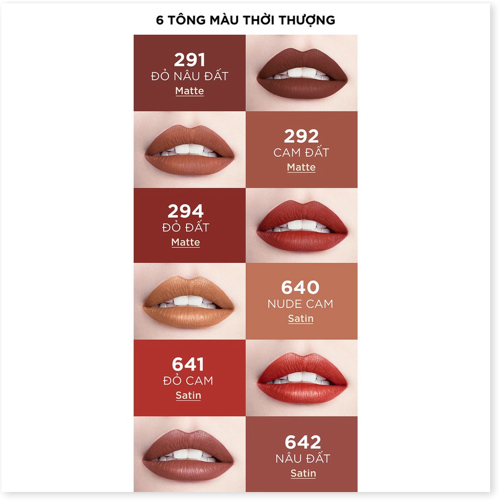 [Mã giảm giá mỹ phẩm chính hãng] Son Lì Mịn Môi LOreal Color Riche Matte 3.7g