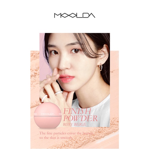Phấn Phủ Moldia 10g FINISH POWDER #ROSY BEIGE