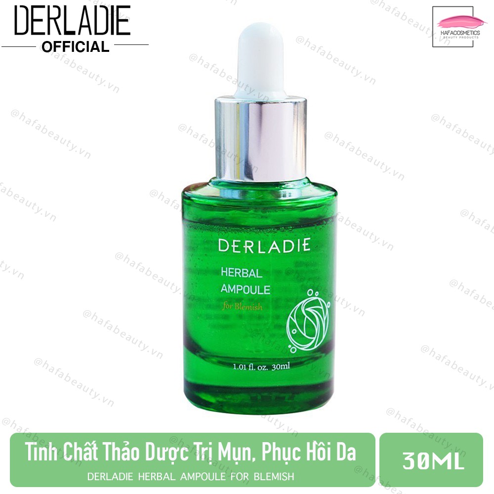 Tinh Chất Thảo Dược Chiết Xuất Tràm Trà Giảm Mụn, Phục Hồi Da Derladie Herbal Ampoule Blemish_ Derladie Chính Hãng