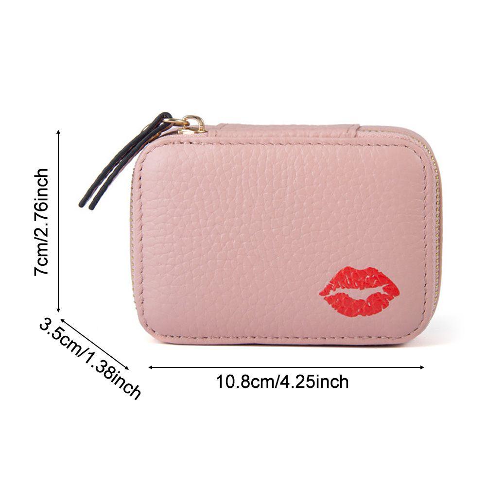 EBINLANDS Túi Đựng Mỹ Phẩm Đa Năng Bằng Chất Liệu Da Kiểu Dáng Xinh Xắn Tiện