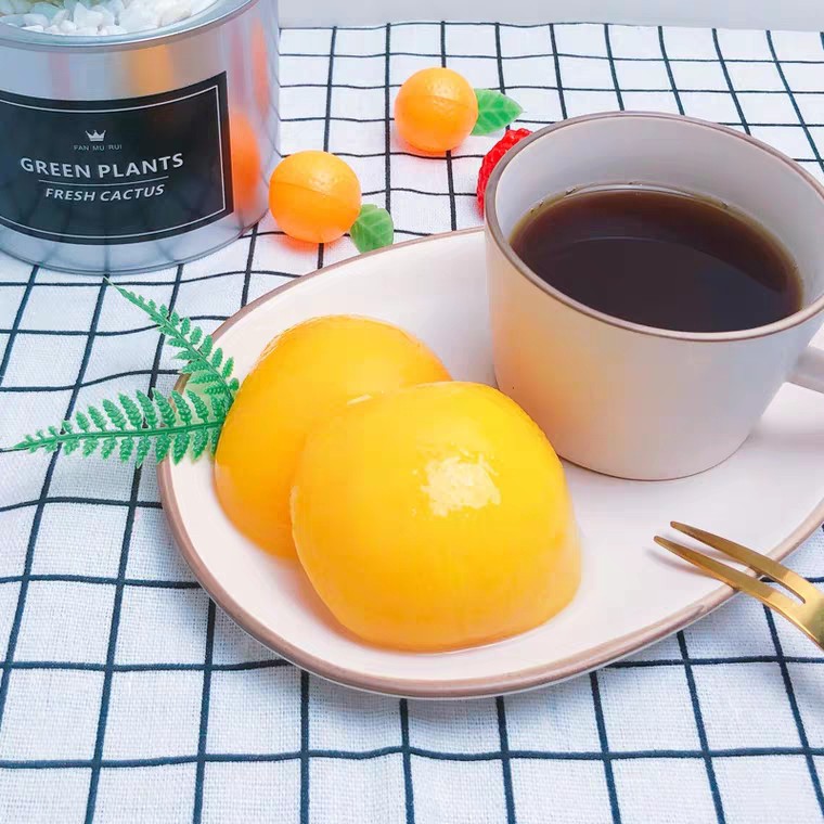 Đào ngâm bổ đôi lon 425gram - Hoa quả ngâm nội địa siêu hot hit