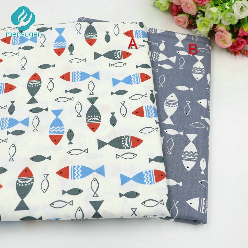 Vải 100% Cotton 50x160 cm Họa Tiết Hoạt Hình