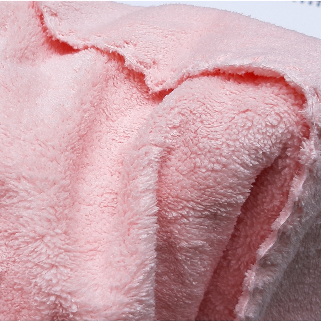 [4cái] khăn tắm mềm mịn 35x75 Xuất hàn nhung lông cùu dùng được cho trẻ sơ sinh