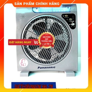 Quạt tích điện 2 ắc qui model 6969- bảo hành 12 tháng