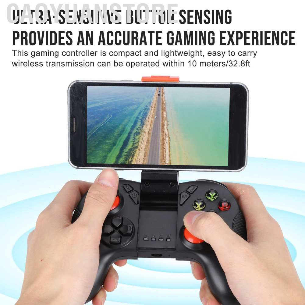 Caoyuanstore Mobile Phone Wireless Bluetooth Game Controller Gamepad Joystick Joypad Android