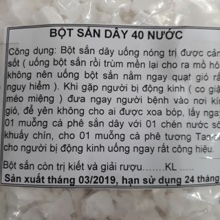 Bột sắn dây 20 nước ( 1kg)