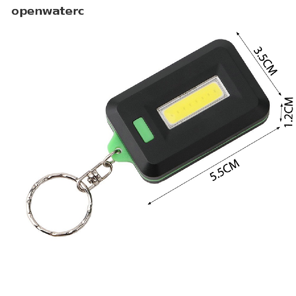Đèn Cob mini có móc khóa thiết kế nhỏ gọn cho cắm trại / leo núi chất lượng