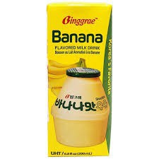 [*] Sữa chuối Hàn Quốc 200ml lốc 6 hộp ma7979s * *