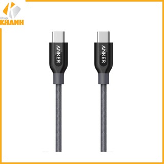 Cáp type c to type c anker powerline+ dài 0.9m - khanhishop