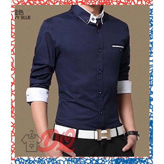 Sơ Mi Nam Loại Đẹp Dáng Ôm Body Hàn Quốc,Không Nhăn,Sơ Mi Nam Kiểu Cao Cấp Chất Tốt Kiểu Đẹp