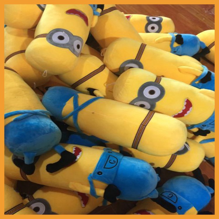 Gấu Bông Minion Đáng Yêu ⚡️FREE SHIP⚡️ Gối Ôm Vải Nhung Mềm Mịn Gối Ôm Cho Bé Quà Tặng Ý Nghĩa