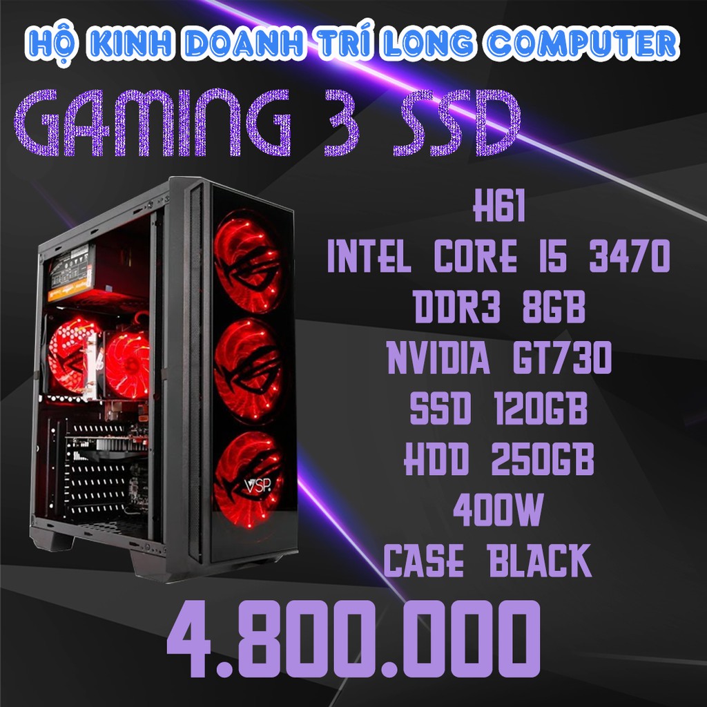 Bộ máy tính để màn giá rẻ (G3) - Chiến game cực tốt | Giá chỉ 4.800.000đ | BigBuy360 - bigbuy360.vn