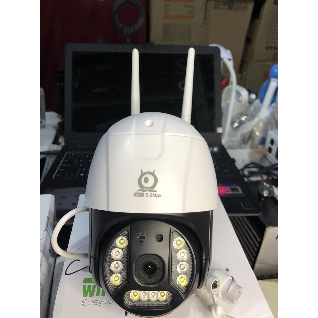 [SIÊU GIẢM GIÁ] Camera PTZ ngoài trời V380 Pro C15 5.0 Mpx Siêu nét-Xoay 360 độ