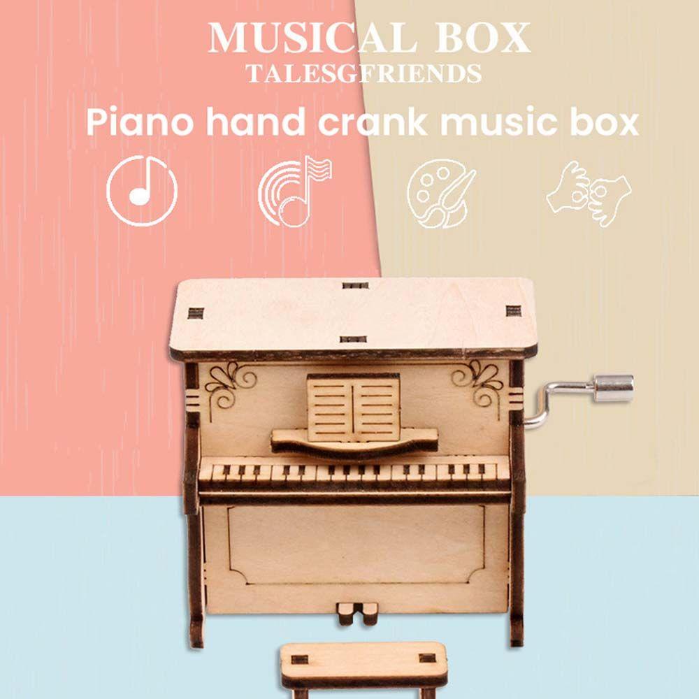 Hộp Nhạc Cụ Đàn Piano 3D Bằng Gỗ Độc Đáo REBUY1