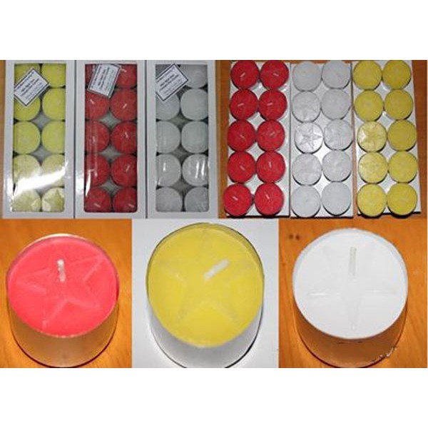 Hộp 100 viên nến tealight ( chọn màu)