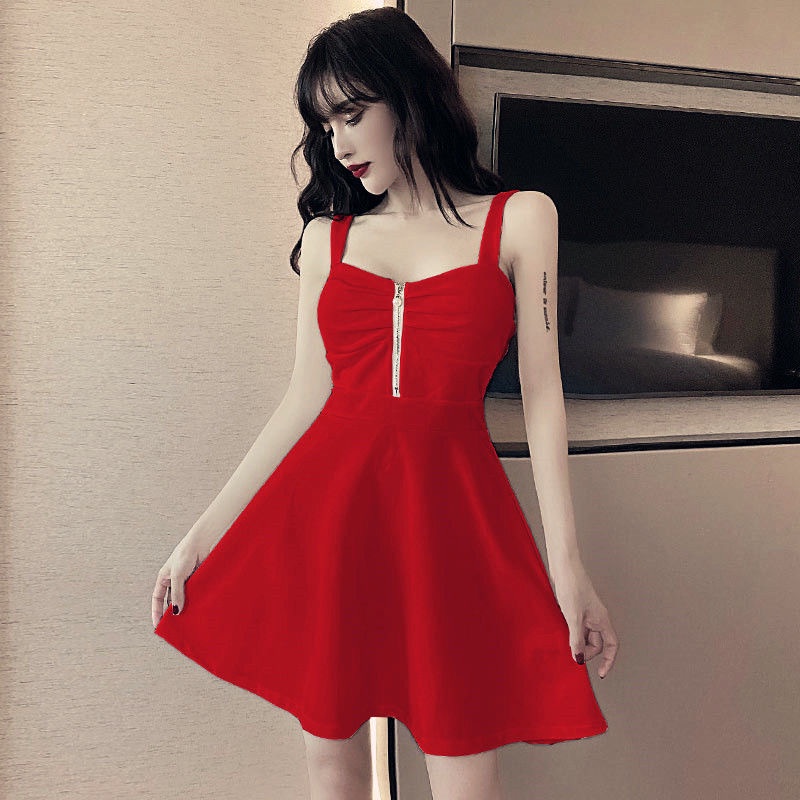 Đầm 2 dây Perty dáng chữ A thời trang hè quyến rũ cho nữ